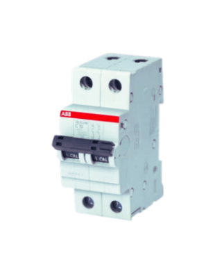 ABB SB202 M-C40 2 POLE 40A, 10 kA, C Curve, MCB